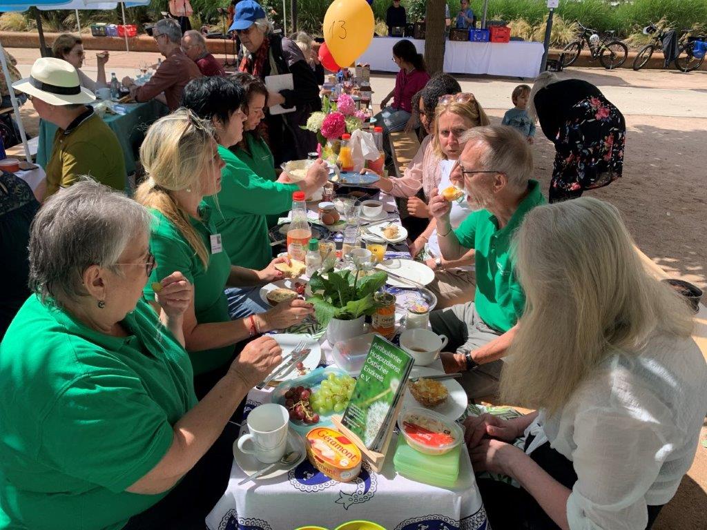 Der Hospizdienst beteiligt sich am Bürgerfrühstück. Foto: privat Bastian.